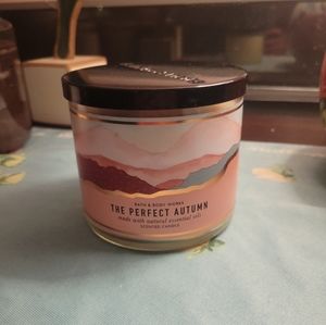 Bath & Body Works "The Perfect Autumn" 3 wick.